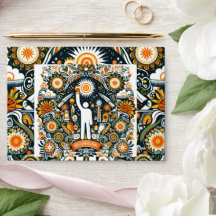 Volkskunst Design Envelope Style - Nationale Energ