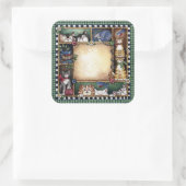 Volkskunst Kittens Sticker (Tas)