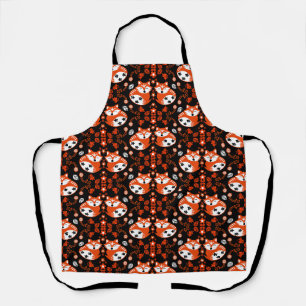 Volkskunst Vos Print Decoratie Schort