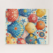 Volkskunst Zeeschelp Puzzel (Horizontaal)