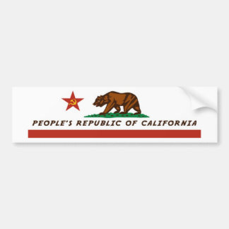 Volksrepubliek Californië Bumpersticker