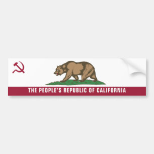 Volksrepubliek Californische Bumpersticker