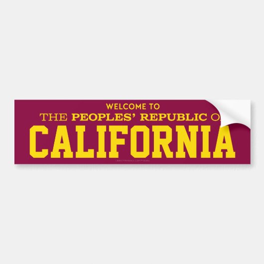 Volksrepubliek Californische stickers (Voorkant)