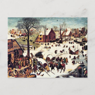 volkstelling in Bethlehem Briefkaart