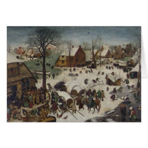 volkstelling in Bethlehem door Pieter Bruegel