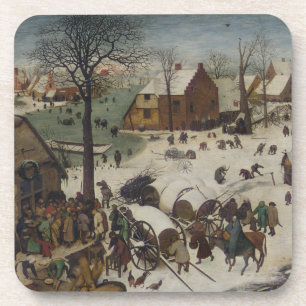 volkstelling in Bethlehem door Pieter Bruegel Drankjes Onderzetter