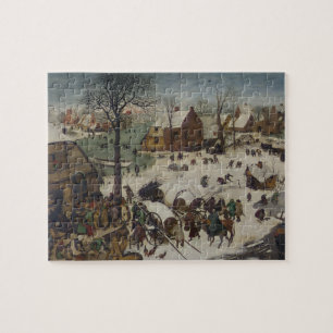 volkstelling in Bethlehem door Pieter Bruegel Legpuzzel