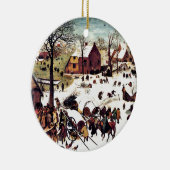 volkstelling in Bethlehem Keramisch Ornament (Rechts)