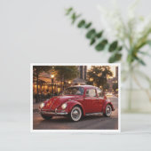 Volkswagen Beetle Briefkaart (Staand voorkant)