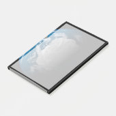 volle aarde met gesimuleerde wolken boven antarcti post-it® notes (Schuin)