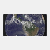 Volle aarde met orkaan Irene over de Bahama's. Bureaumat (Voorkant)