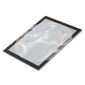 Volle aarde met orkaan Irene over de Bahama's. Notitieblok (Schuin)