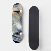 Volle aarde toont het oostelijk halfrond. skateboard (Voorkant)