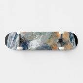 Volle aarde toont het oostelijk halfrond. skateboard (Horizontaal)