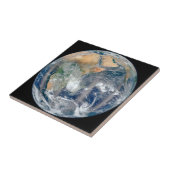 Volle aarde toont het oostelijk halfrond. tegeltje (Zijkant)