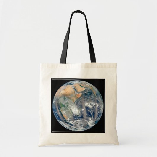 Volle aarde toont het oostelijk halfrond. tote bag (Voorkant)