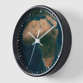 Volle aarde vanuit de ruimte boven het Afrikaanse (Hoek)