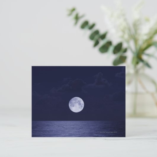 Volle Maan 3 Briefkaart (Staand voorkant)