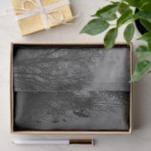 Volle maan achtervolgde Halloween-weefselpapier Tissuepapier (Geschenk)