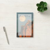 Volle Maan | Basaltkliffen Smith Rock State Park Post-it® Notes (Kantoor)