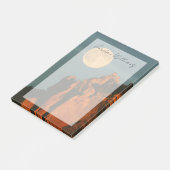 Volle Maan | Basaltkliffen Smith Rock State Park Post-it® Notes (Schuin)