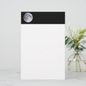 volle maan briefpapier (Staand voorkant)