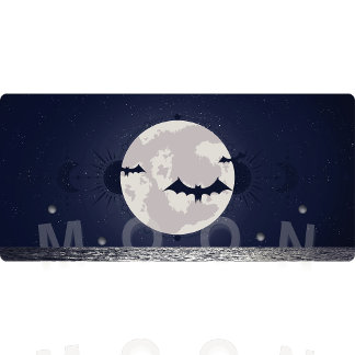 Volle maan en vleermuizen - Celestial Night Sky Ar T-shirt