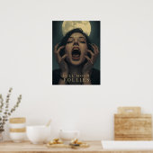 Volle maan follies | Halloween Poster (Keuken)