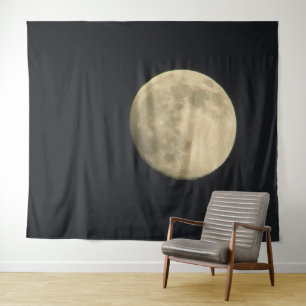 Volle Maan Fotografie Muur Kunst Tapestry Wandkleed