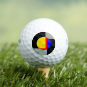 volle maan golfballen (Insitu Shirt)