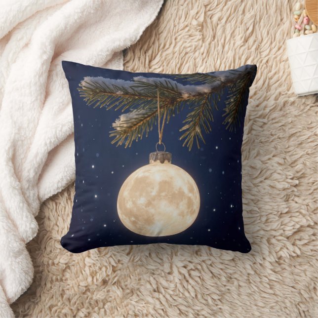 Volle maan kerstversiering kussen (Deken)