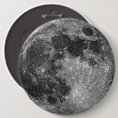 volle maan ronde button 6,0 cm (Voorkant /achterkant)