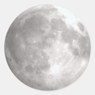 Volle Maan Ronde Stickers