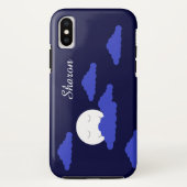 Volle Maan 's Nachts: Case-Mate iPhone Case (Achterkant)
