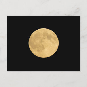 Volle Maan Seattle, Washington Briefkaart