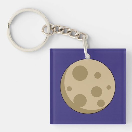 Volle Maan Sleutelhanger (Voorkant)