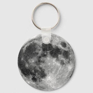 Volle maan sleutelhanger