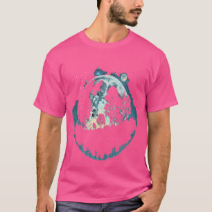 Volle Maan Sterren Sterrenhemel Nachtsterrenkunde T-shirt