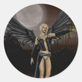 Volle Maan (Stickers) Ronde Sticker