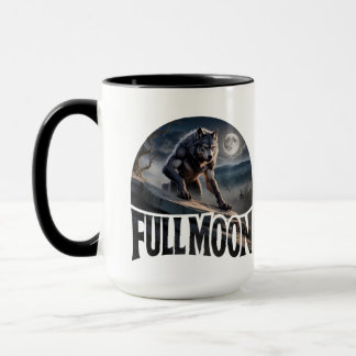 Volle Maan Weerwolf - Gothic Fantasy Horror Mok
