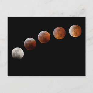 Volle Maanfasen Totale Maansverduistering Colora Briefkaart