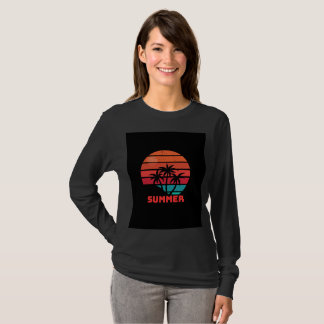 volle mouwen zomerontwerp t-shirt