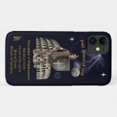 Volle wapenrusting van GOD Case-Mate iPhone Case (Achterkant (horizontaal))