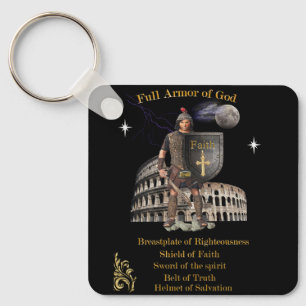 Volle wapenrusting van GOD Sleutelhanger