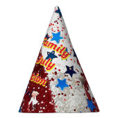 Volledig  4 juli Party Pet Feesthoedjes (Rechts)