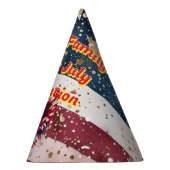 Volledig  4 juli Party Pet Feesthoedjes (Rechts)