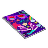 Volledig 80 Paarse collage Notitieboek (Rechterzijde)