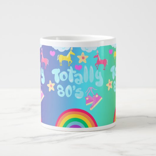 Volledig 80 Rainbow Motto Jumbo Mok (Voorkant)