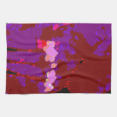 Volledig Abstracte Bougainvillea Theedoek (Horizontaal)