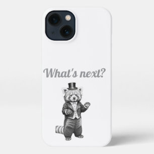 Volledig adorbs rode panda schets telefoonhoesje iPhone 13 hoesje